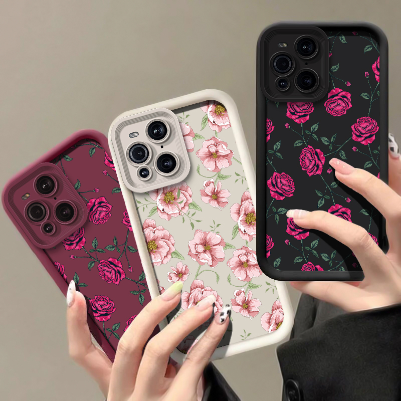 실리콘 꽃무늬 폰 케이스 (OPPO Find X3 Li - Oppo Find X8 리뷰 및 가격
