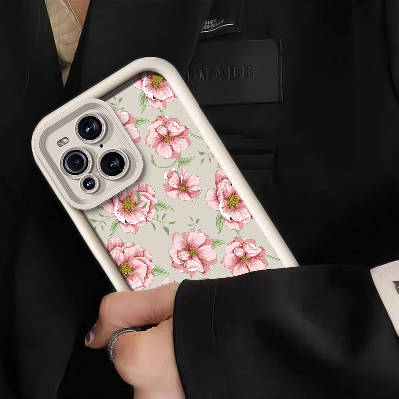 실리콘 꽃무늬 폰 케이스 (OPPO Find X3 Li - Oppo Find X8 리뷰 및 가격
